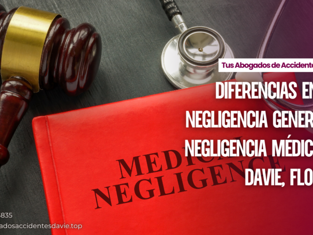 Diferencias entre negligencia general y negligencia médica en Davie, Florida