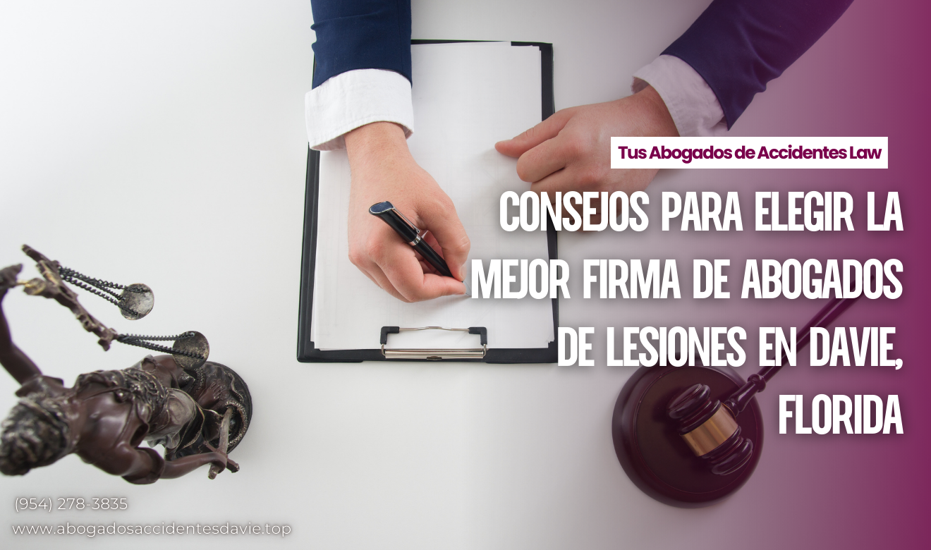 mejores firmas de abogado de lesiones Davie