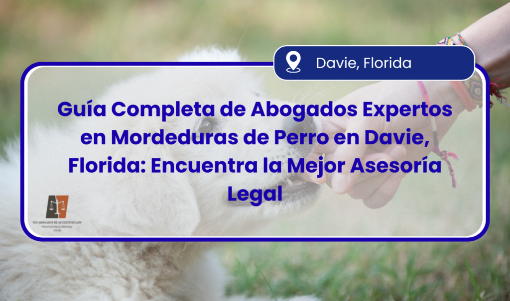 abogados de mordedura de perro en Davie, Florida